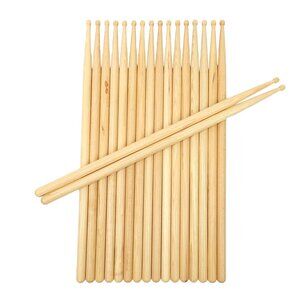 D'Addario Hickory Drumsticks 9 Pair 16" Hickory Wood 18 Sticks